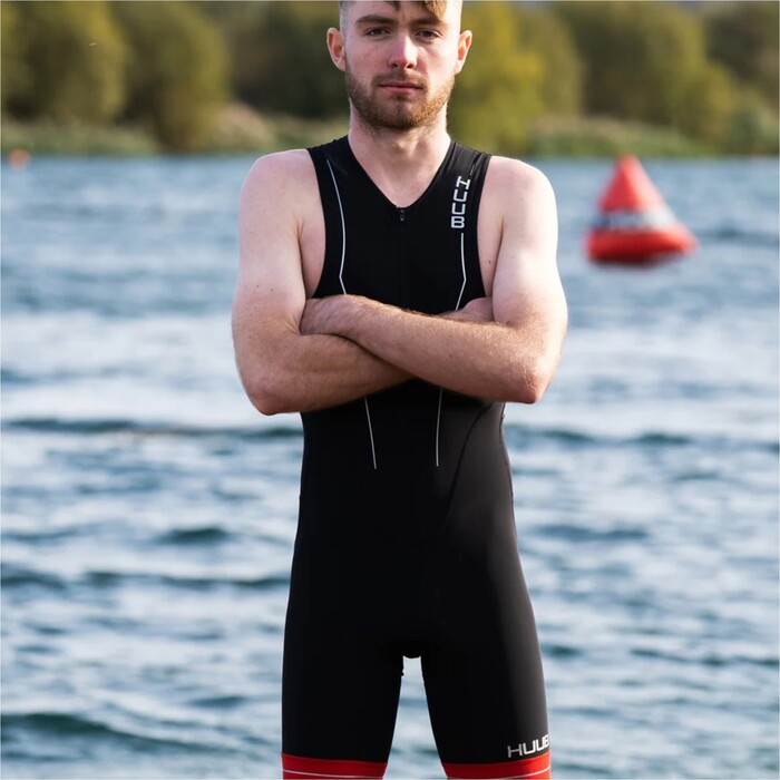 Huub Mnner Black 2024 RaceLine Triathlon-Anzug RCTS - / Red